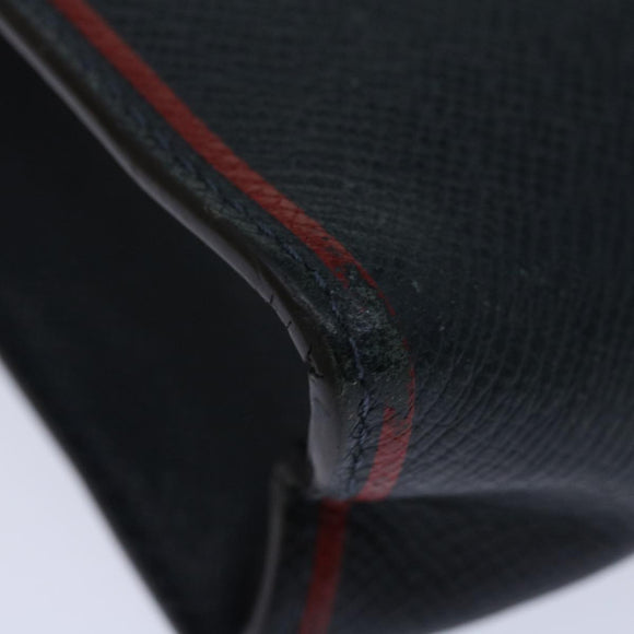 LOUIS VUITTON Taiga Pochette Voyager MM Clutch Bag Blue Marine M63394 Auth 70038