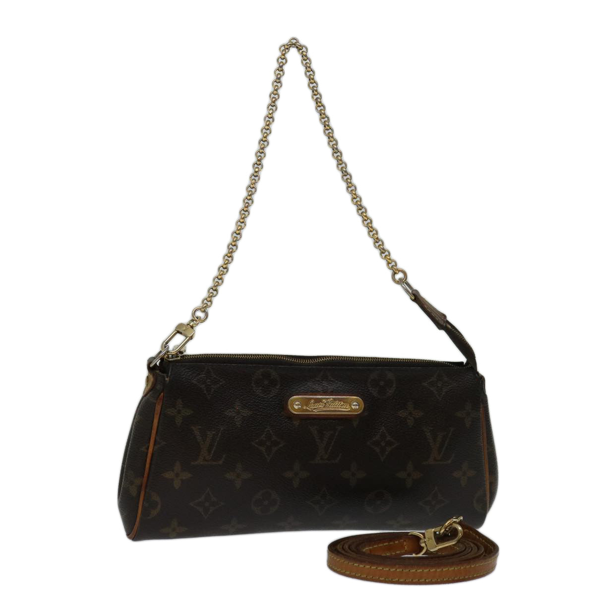 LOUIS VUITTON Monogram Eva Shoulder Bag 2way M95567 LV Auth 70041