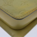 LOUIS VUITTON Monogram Vernis Motto Accessory Pouch Gris M91030 LV Auth 70044-17