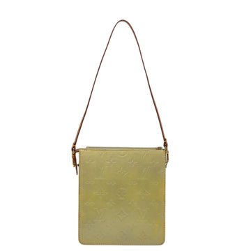 LOUIS VUITTON Monogram Vernis Motto Accessory Pouch Gris M91030 LV Auth 70044 - 0