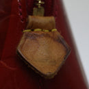 LOUIS VUITTON Vernis Rayure Pochette Cosmetic Pomme D'amour M91721 LV Auth 70046-9