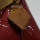 LOUIS VUITTON Vernis Rayure Pochette Cosmetic Pomme D'amour M91721 LV Auth 70046-17