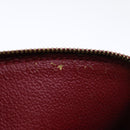 LOUIS VUITTON Vernis Rayure Pochette Cosmetic Pomme D'amour M91721 LV Auth 70046-11