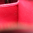 LOUIS VUITTON Vernis Rayure Pochette Cosmetic Pomme D'amour M91721 LV Auth 70046-12