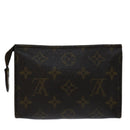 LOUIS VUITTON Monogram Poche Toilette 15 Pouch M47546 LV Auth 70051-2