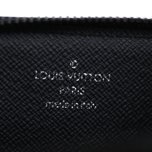 LOUIS VUITTON Monogram Eclipse Discovery Compact Wallet M67630 LV Auth 70054SM