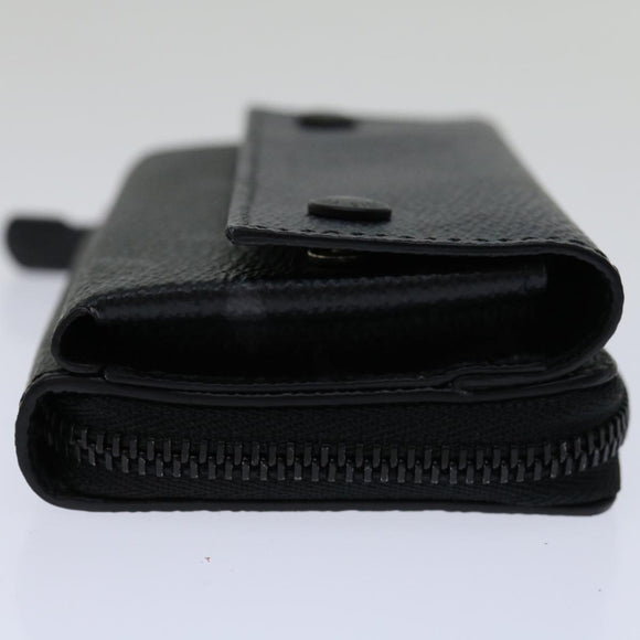 LOUIS VUITTON Monogram Eclipse Discovery Compact Wallet M67630 LV Auth 70054SM