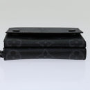 LOUIS VUITTON Monogram Eclipse Discovery Compact Wallet M67630 LV Auth 70054SM-6