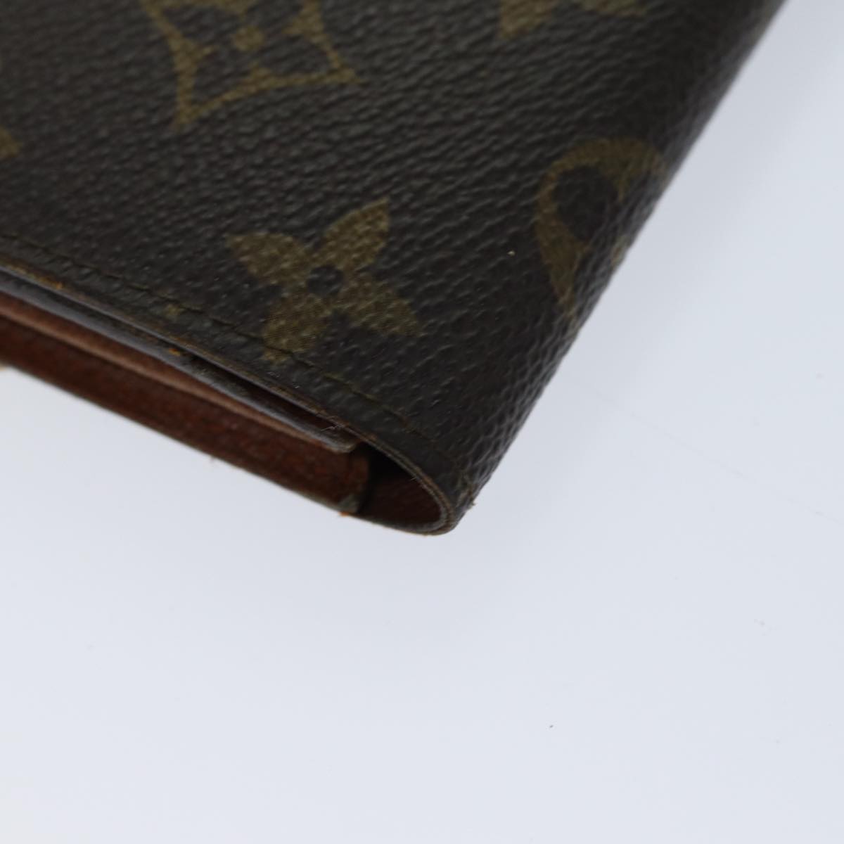 LOUIS VUITTON Monogram Porte Monnaie Billets Tresor Wallet M61730 LV Auth 70058