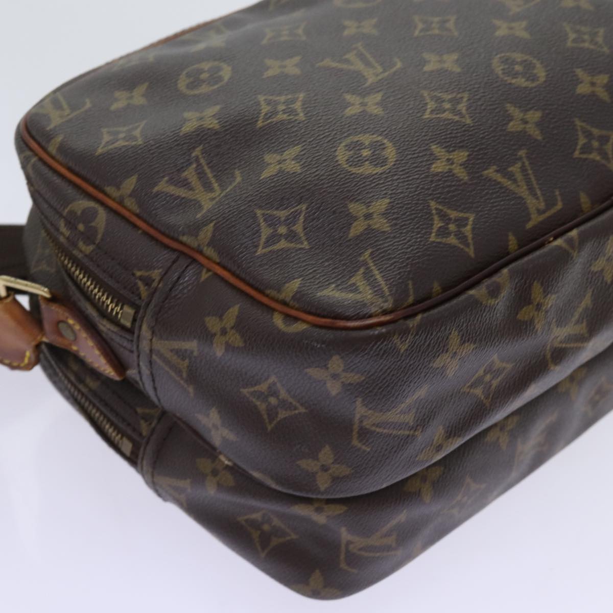 LOUIS VUITTON Monogram Reporter PM Shoulder Bag M45254 LV Auth 70068