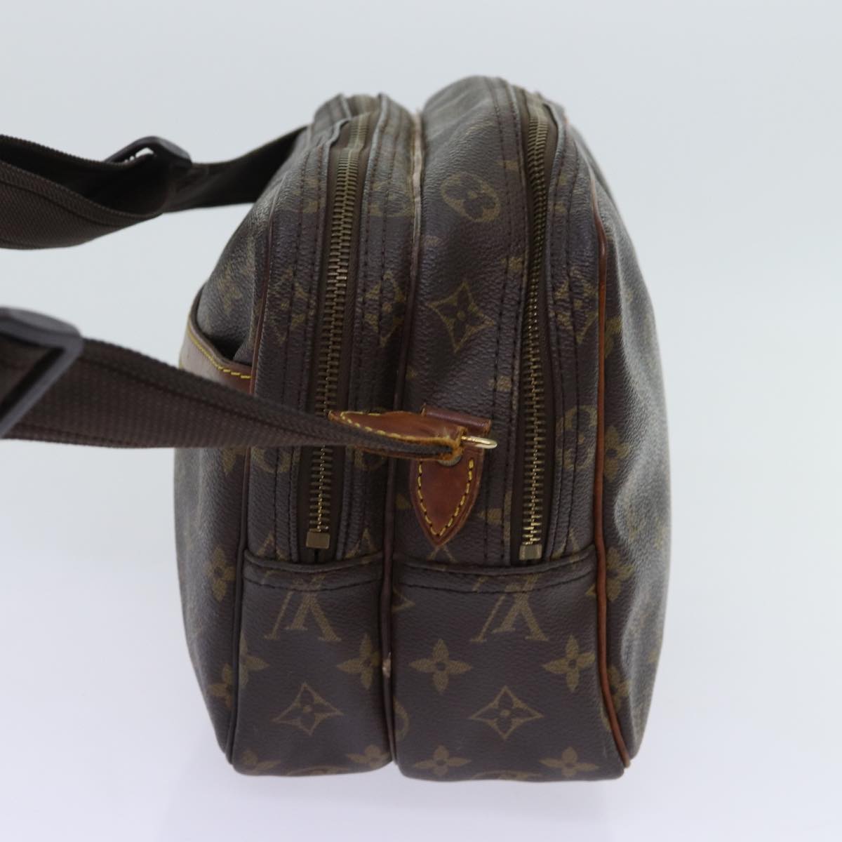 LOUIS VUITTON Monogram Reporter PM Shoulder Bag M45254 LV Auth 70068