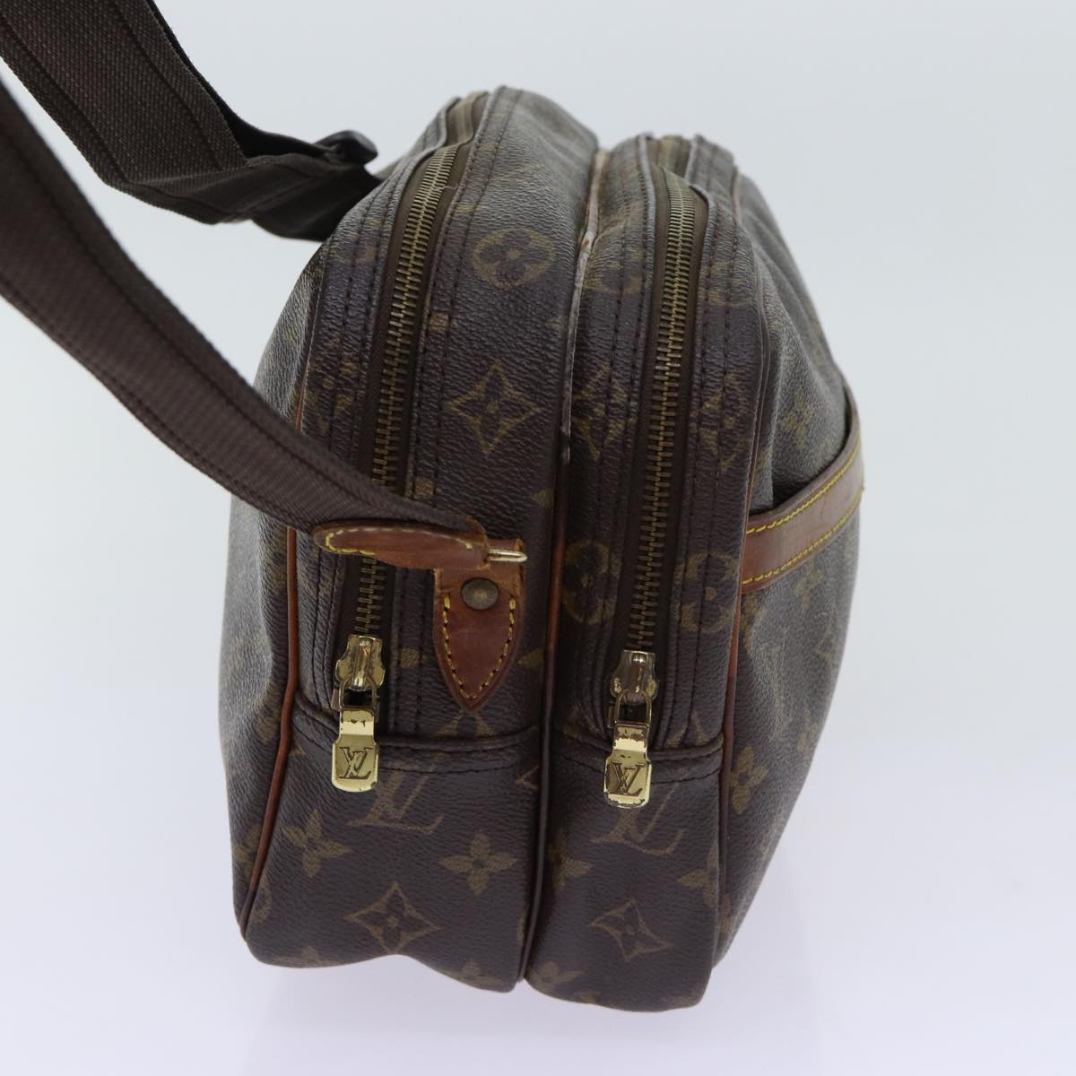 LOUIS VUITTON Monogram Reporter PM Shoulder Bag M45254 LV Auth 70068