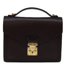 LOUIS VUITTON Taiga Monceau 28 Hand Bag 2way Acajou M32062 LV Auth 70071-13