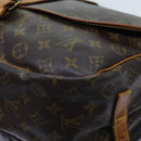 LOUIS VUITTON Monogram Saumur 35 Shoulder Bag M42254 LV Auth 70072-17