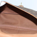 LOUIS VUITTON Monogram Saumur 35 Shoulder Bag M42254 LV Auth 70072-11