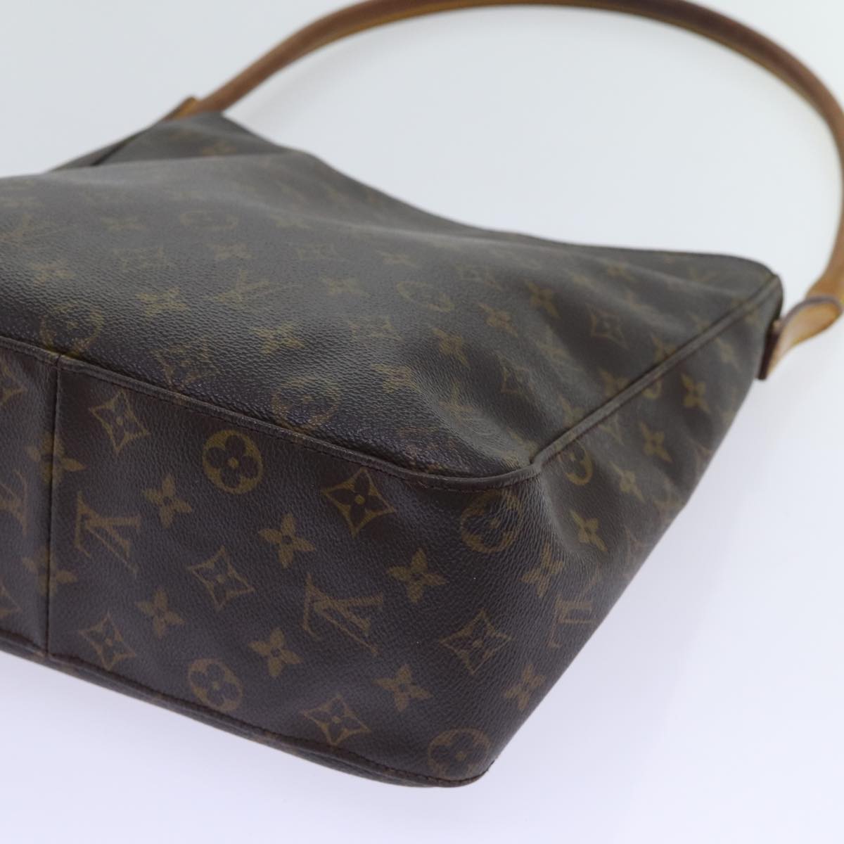 LOUIS VUITTON Monogram Looping GM Shoulder Bag M51145 LV Auth 70073