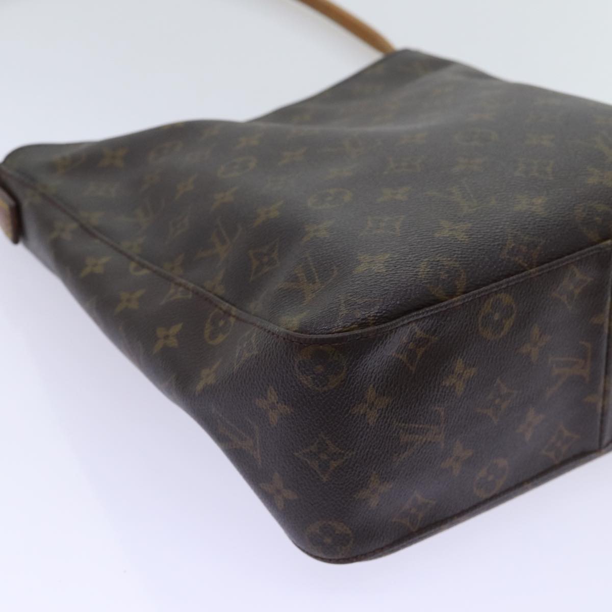 LOUIS VUITTON Monogram Looping GM Shoulder Bag M51145 LV Auth 70073