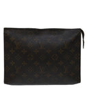 LOUIS VUITTON Monogram Poche Toilette 26 Pouch M47542 LV Auth 70085-13