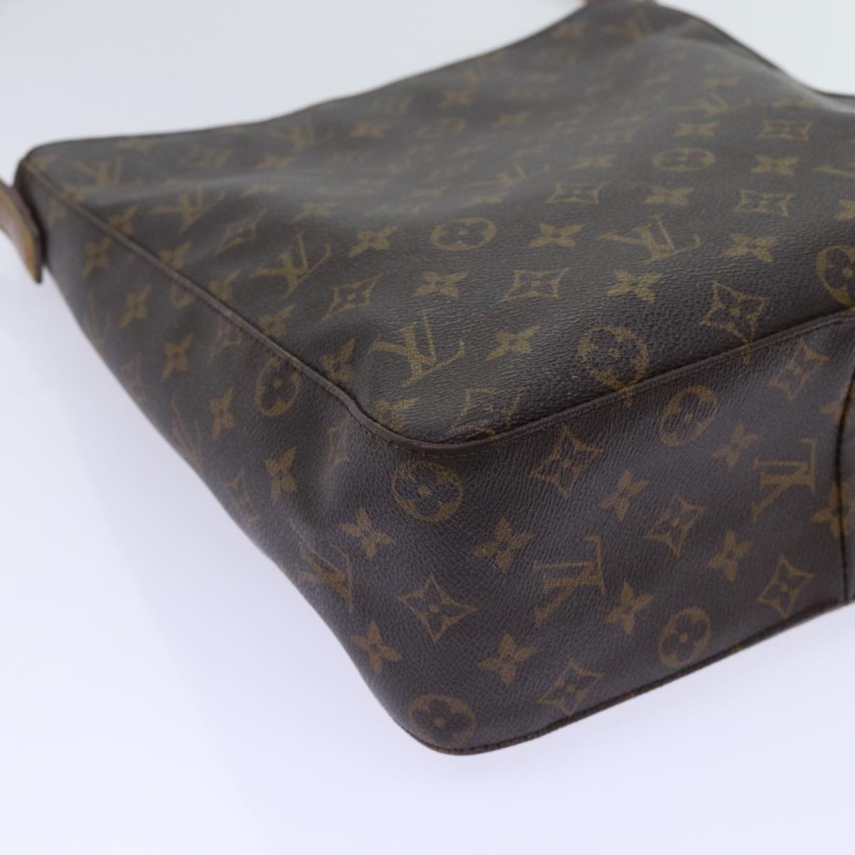 LOUIS VUITTON Monogram Looping GM Shoulder Bag M51145 LV Auth 70088