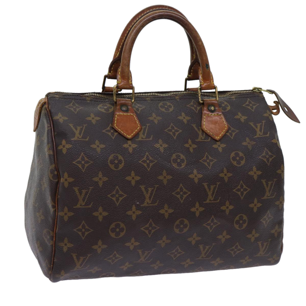 LOUIS VUITTON Monogram Speedy 30 Hand Bag M41526 LV Auth 70094