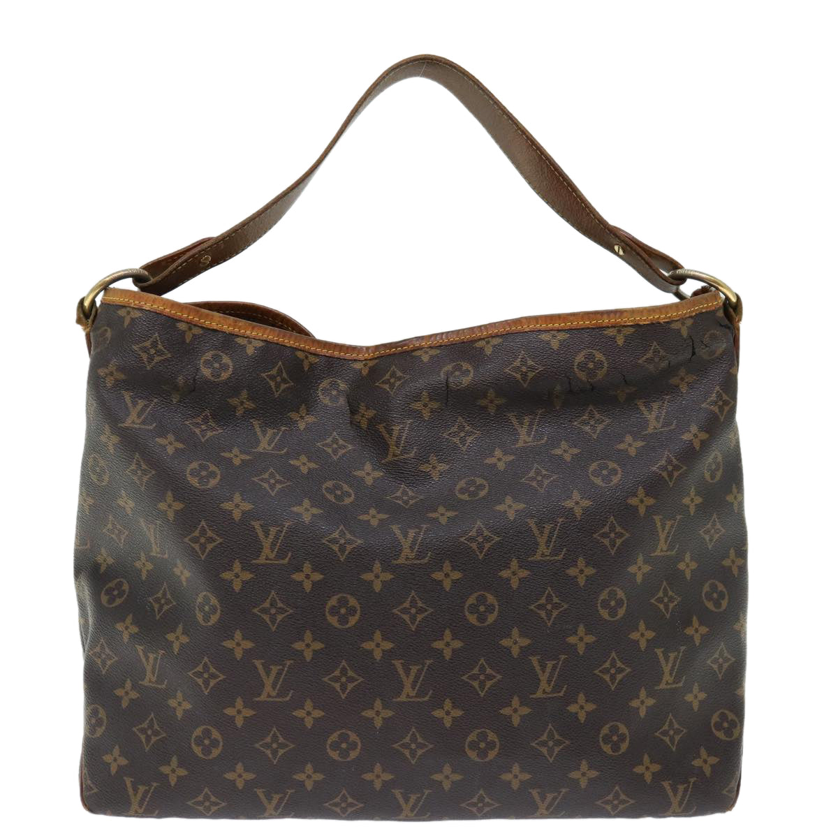 LOUIS VUITTON Monogram Delightful MM Shoulder Bag M50156 LV Auth 70100