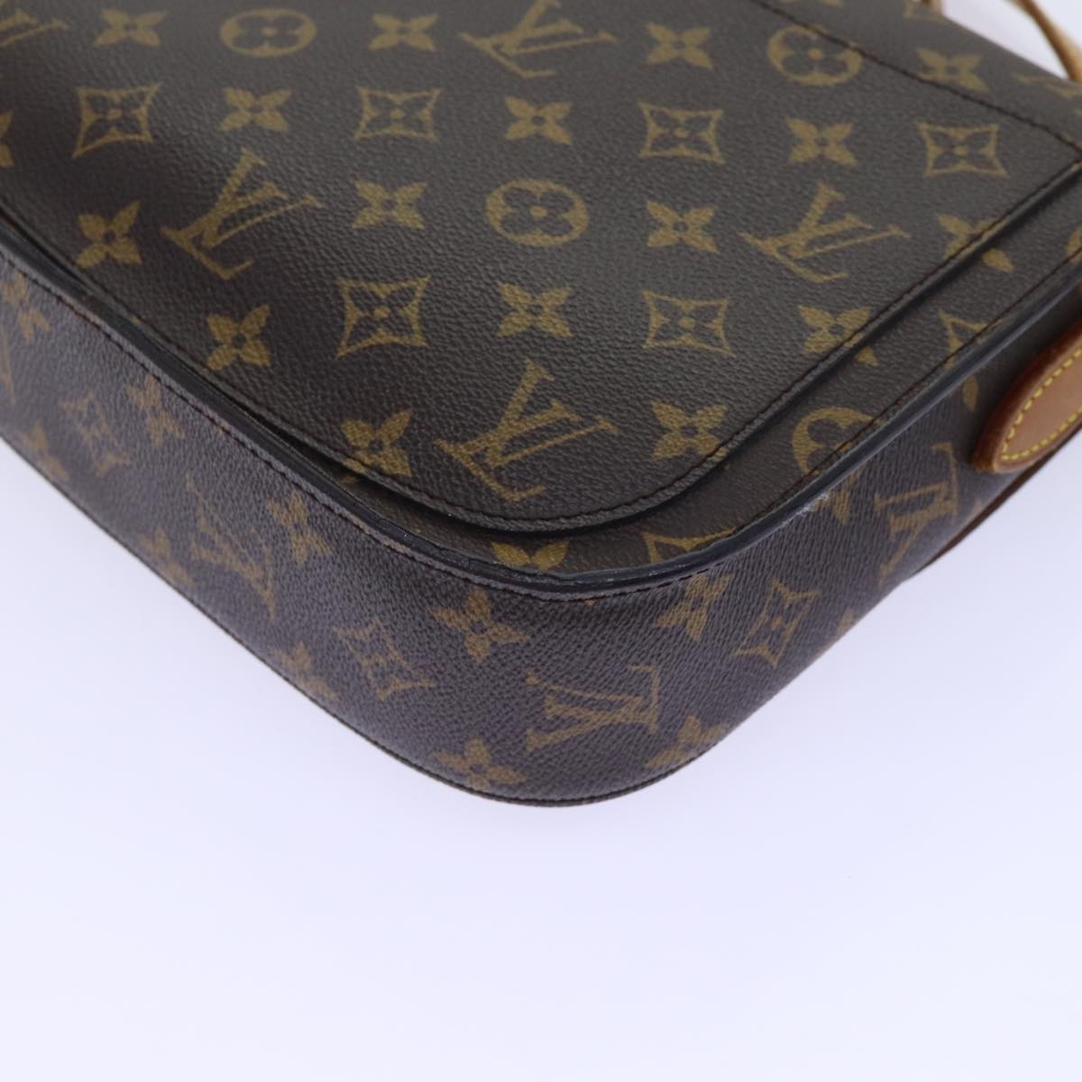 LOUIS VUITTON Monogram Saint Cloud GM Shoulder Bag M51242 LV Auth 70105