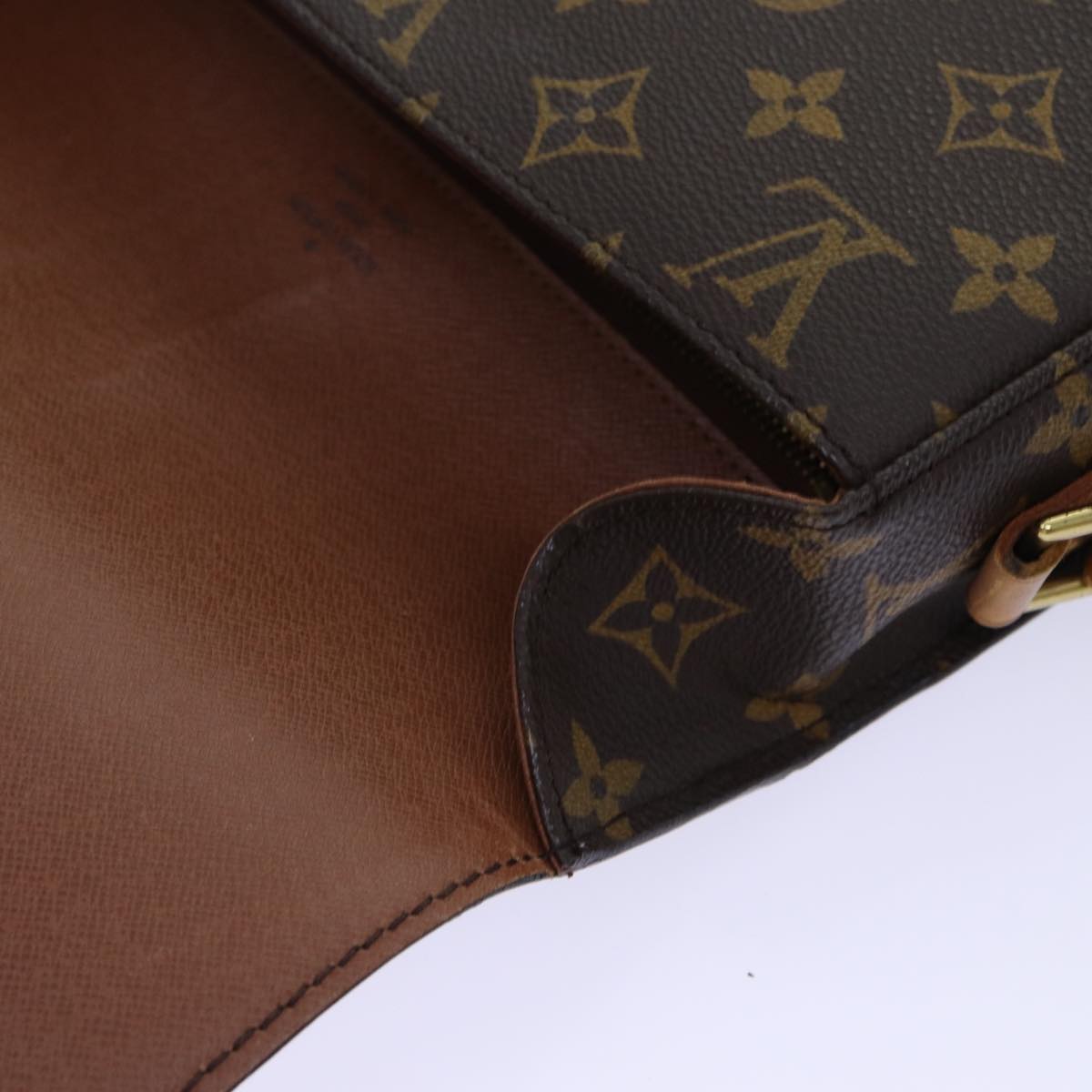 LOUIS VUITTON Monogram Saint Cloud GM Shoulder Bag M51242 LV Auth 70105