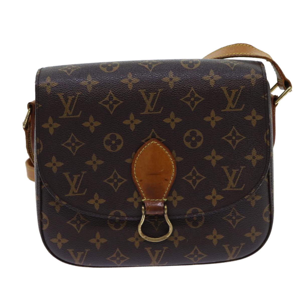 LOUIS VUITTON Monogram Saint Cloud GM Shoulder Bag M51242 LV Auth 70105 - 0