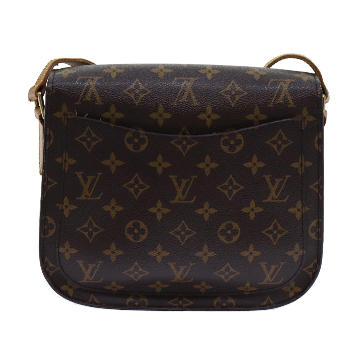 LOUIS VUITTON Monogram Saint Cloud GM Shoulder Bag M51242 LV Auth 70105