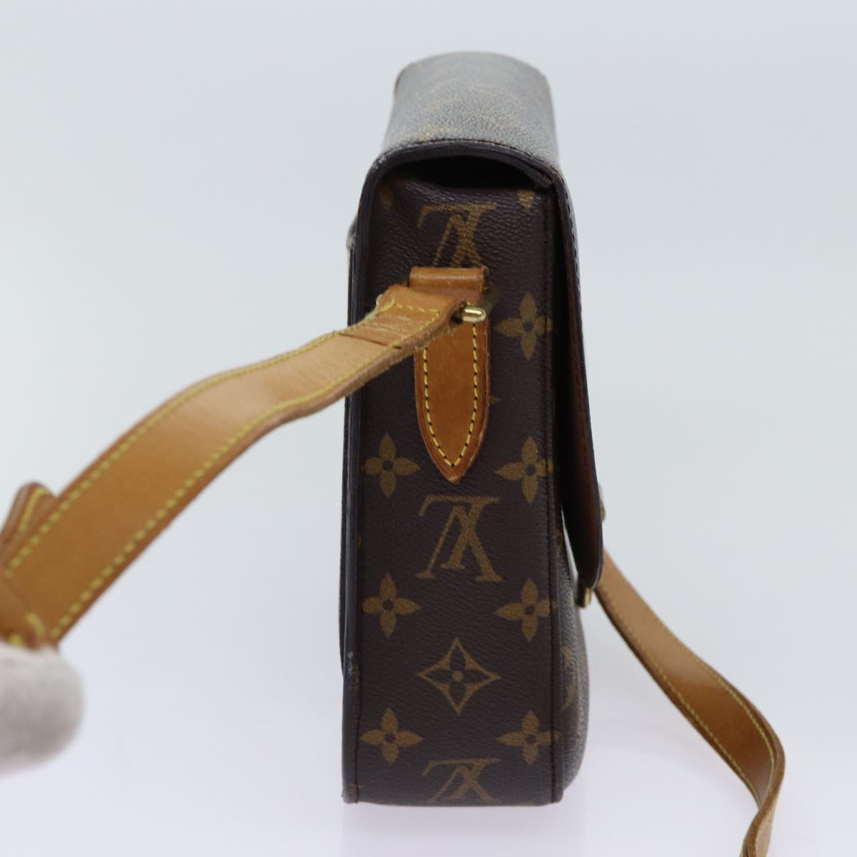 LOUIS VUITTON Monogram Saint Cloud GM Shoulder Bag M51242 LV Auth 70105