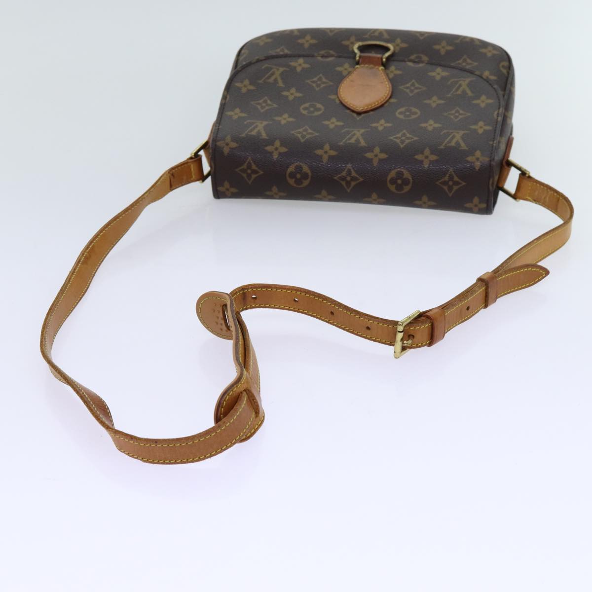 LOUIS VUITTON Monogram Saint Cloud GM Shoulder Bag M51242 LV Auth 70105