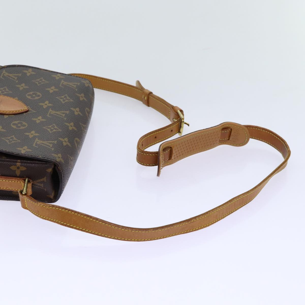 LOUIS VUITTON Monogram Saint Cloud GM Shoulder Bag M51242 LV Auth 70105