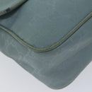 GUCCI GG implementation Shoulder Bag Light Blue 297559 Auth 70122-9