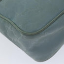 GUCCI GG implementation Shoulder Bag Light Blue 297559 Auth 70122-16