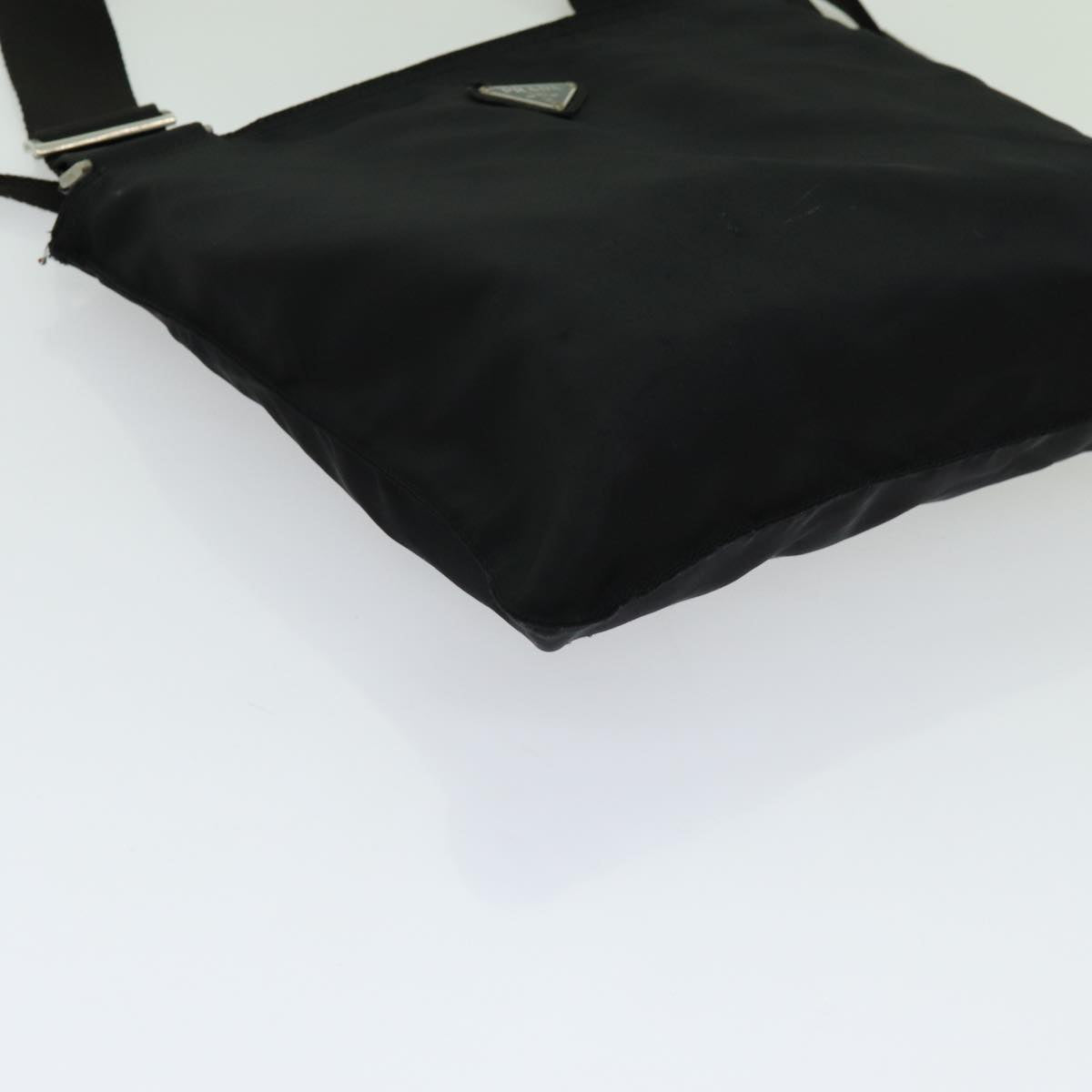 PRADA Shoulder Bag Nylon Black Auth 70152