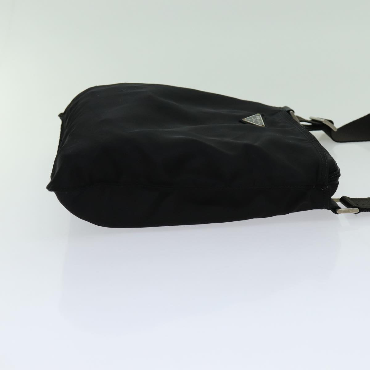 PRADA Shoulder Bag Nylon Black Auth 70152