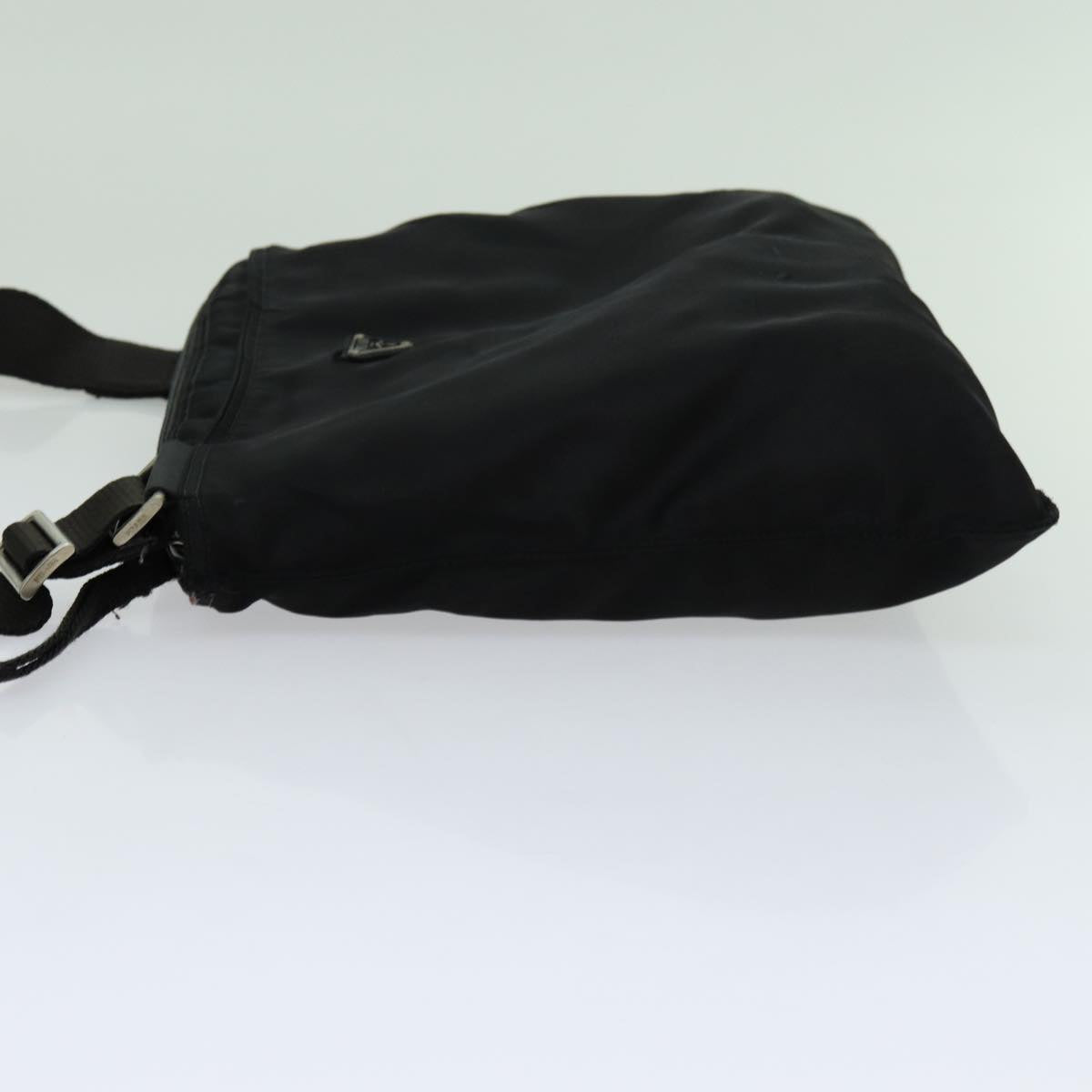 PRADA Shoulder Bag Nylon Black Auth 70152