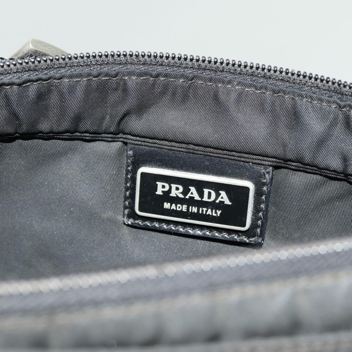 PRADA Shoulder Bag Nylon Black Auth 70154