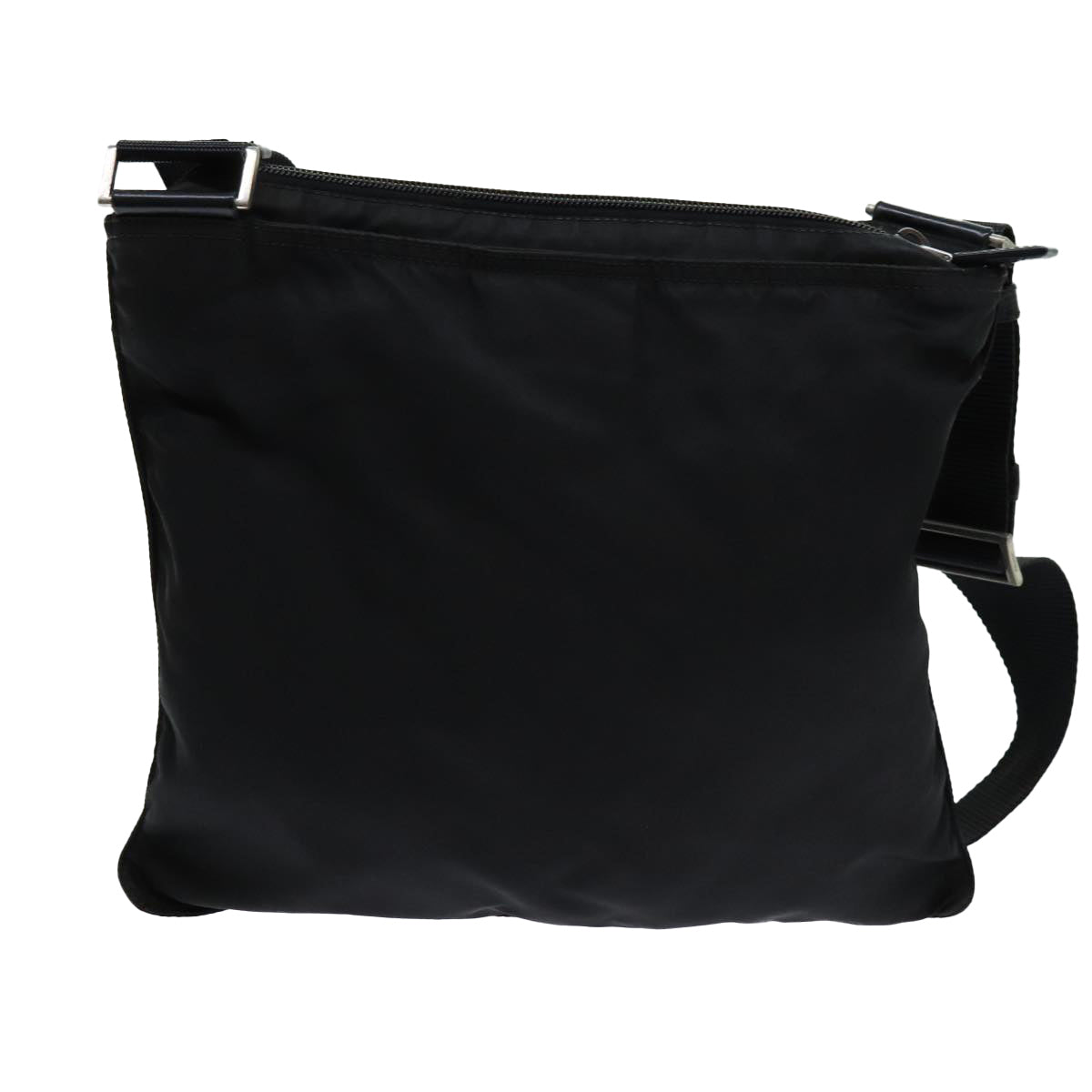 PRADA Shoulder Bag Nylon Black Auth 70154