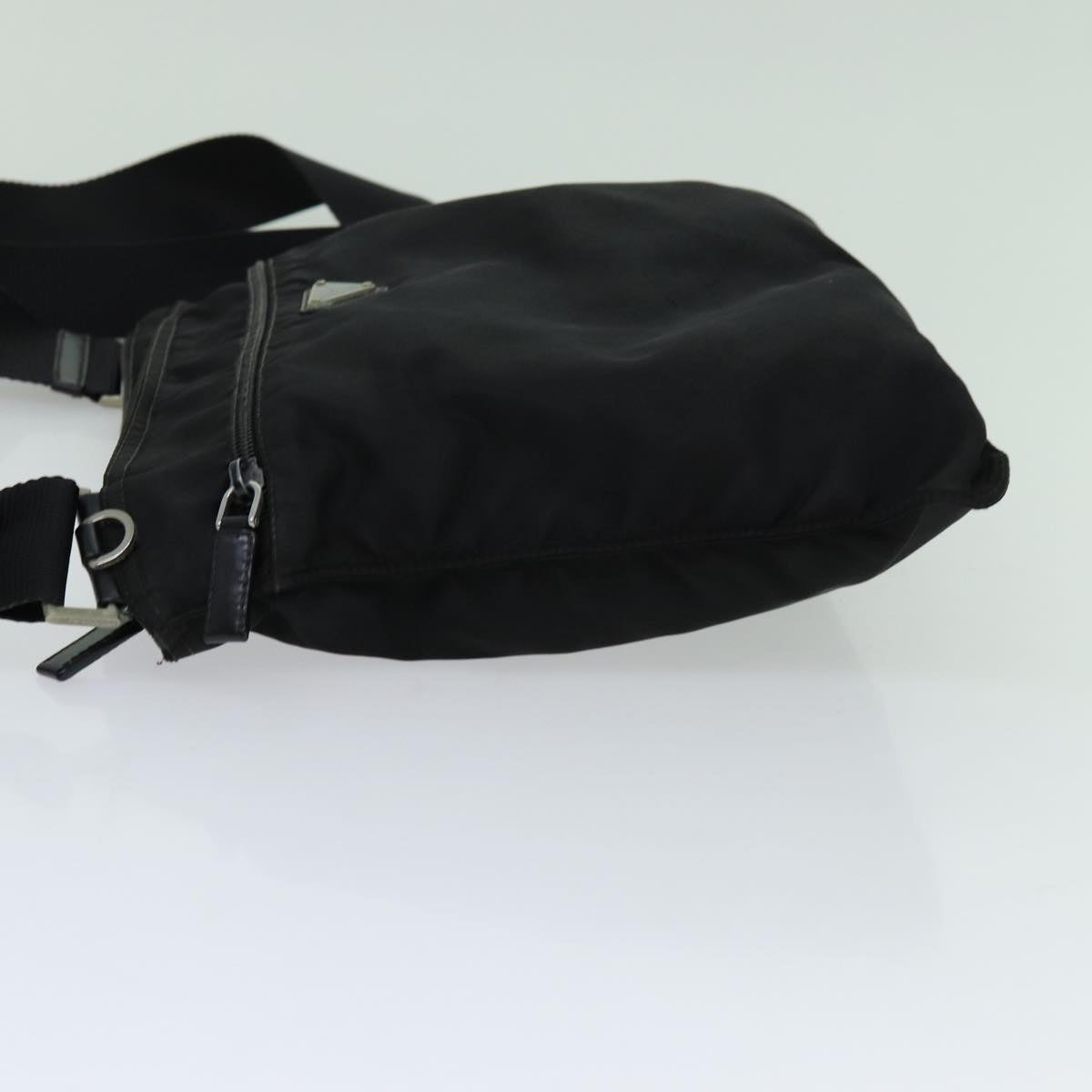 PRADA Shoulder Bag Nylon Black Auth 70154