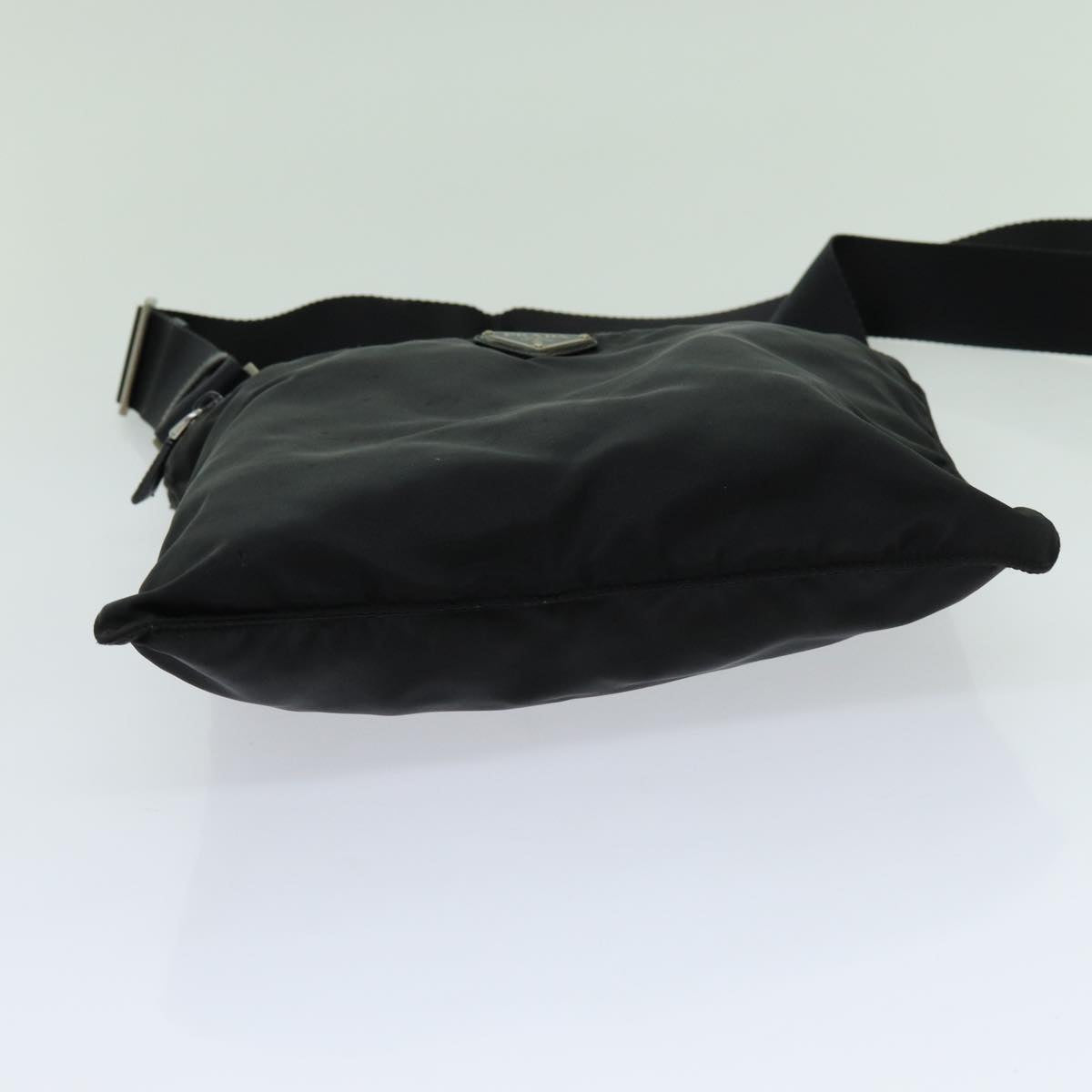 PRADA Shoulder Bag Nylon Black Auth 70154