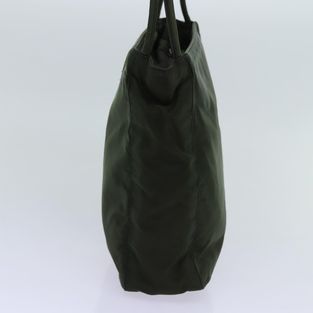 PRADA Tote Bag Nylon Khaki Auth 70155