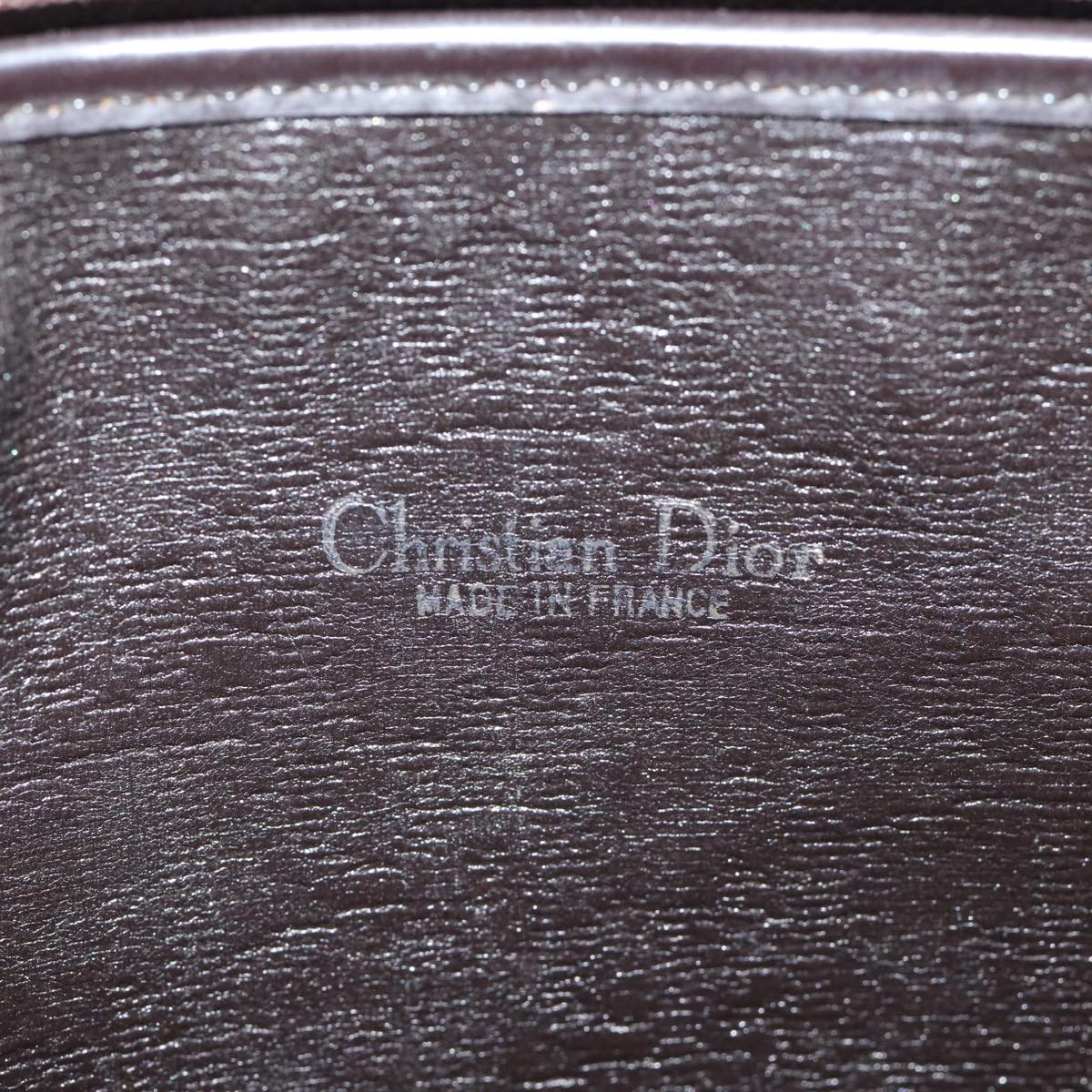 Christian Dior Trotter Canvas Shoulder Bag Brown Auth 70175