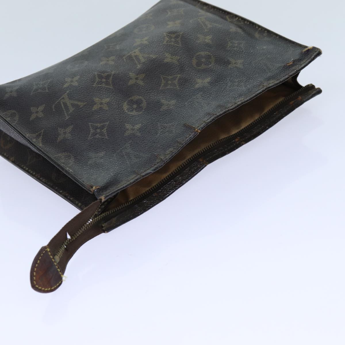 LOUIS VUITTON Monogram Clutch Bag Shoulder Bag 3Set LV Auth 70199