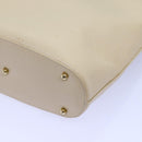 GUCCI Hand Bag Leather Beige 000 1553 0556 Auth 70204-10