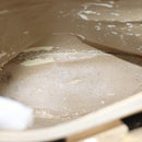 GUCCI Hand Bag Leather Beige 000 1553 0556 Auth 70204-14