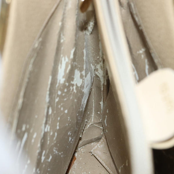 GUCCI Hand Bag Leather Beige 000 1553 0556 Auth 70204