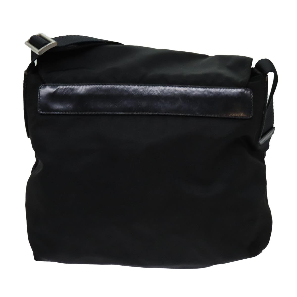 PRADA Shoulder Bag Nylon Black Auth 70207