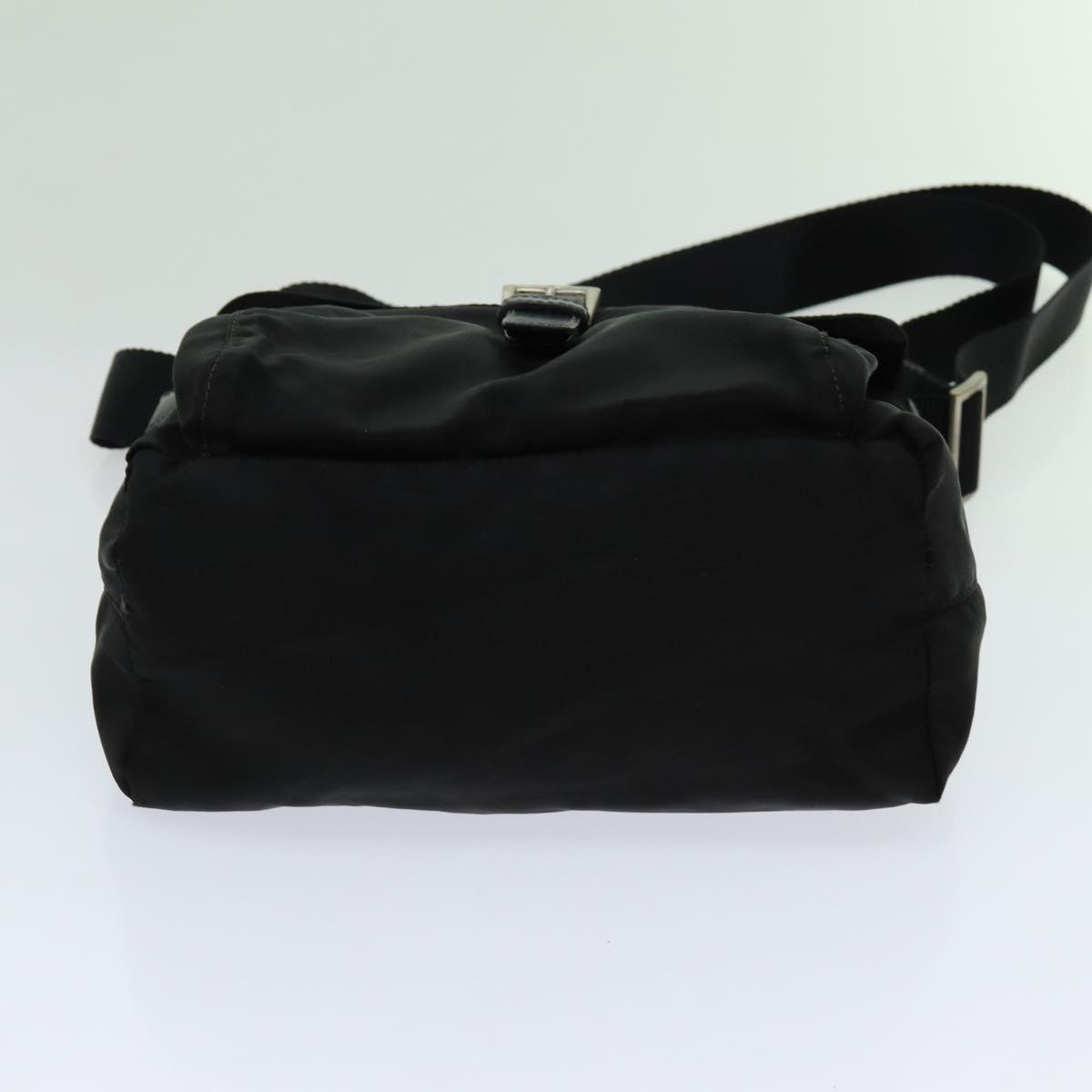 PRADA Shoulder Bag Nylon Black Auth 70207