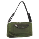 PRADA Shoulder Bag Nylon Khaki Auth 70210-1